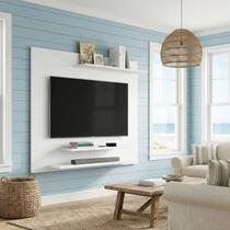 Painel Dubai para TV até 40 Polegadas com Prateleiras Cor:Branco