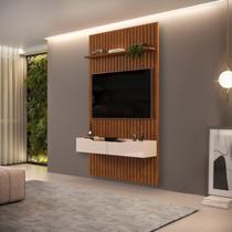 Painel e Bancada 1,43 x 2,40 Ripado DJ Pratic Freijo/Off White MDF Painel e Bancada 1,43 x 2,40 Ripado DJ Pratic Freijo/Off White MDF