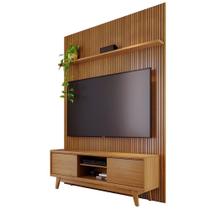Painel E Bancada Tv 65 Polegadas Cm Milo Madetec Cumaru