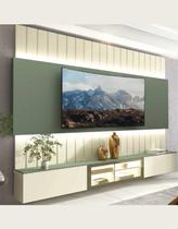 Painel e Home Rack Suspenso 260 Reflecta Led Akin Verde Painel e Home Rack Suspenso 260 Reflecta Led Akin Verde