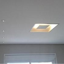 Painel Eclipse Embutir Quad 38cm Bco Text (p/ 3 Lamp E27) 2041/38 It