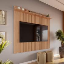 Painel Efeito Ripado 3d Para Tv Até 70 Polegadas Sevilla 183cm Jequitibá Painel Efeito Ripado 3d Para Tv Até 70 Polegadas Sevilla 183cm Jequitibá