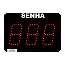 Painel Eletrônico De Senha - 3 Dígitos 100MM