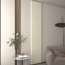 Painel em Barra 250cm x 44,5cm 100% MDF Realce Off White Painel em Barra 250cm x 44,5cm 100% MDF Realce Off White