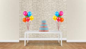 Painel em Jacquard Estampado Tijolo Canjiquinha