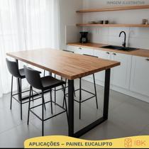 Painel em Madeira Maciça Eucalipto 180x120x4cm