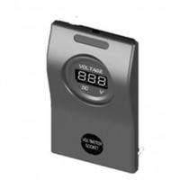 Painel Em Plástico Preto Com Voltímetro