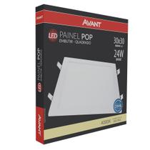 Painel Embutir Quadrado 30W 4000K Avant