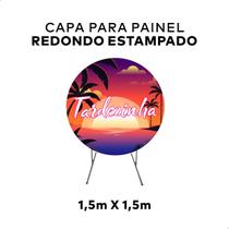 Painel estampado 3d sublimado personagens 1,50x1,50