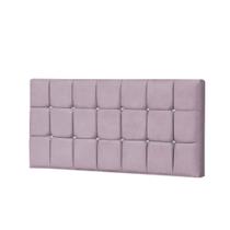 Painel Estofada Espanha 140CM Casal Strass Suede Rose - D A DECOR Painel Estofada Espanha 140CM Casal Strass Suede Rose - D A DECOR