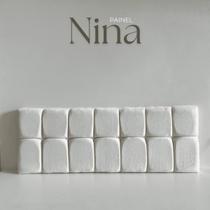 Painel Estofado Nina 140 cm Boucle.