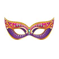 Painel Eva Enfeite Decorativo Carnaval Folia 54 Cm Mascara Colorida
