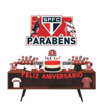 Painel EVA Festa São Paulo Decoração parabéns Aniver 46,5cm Painel EVA Festa São Paulo Decoração parabéns Aniver 46,5cm