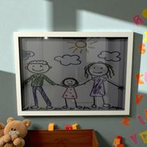 Painel Expositor em Acrílico + mdf Decorativo sala/quarto