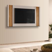 Painel Extensivo para Tv até 65 Polegadas Real Grigio Fosco/Cinamomo Mel - Belaflex Painel Extensivo para Tv até 65 Polegadas Real Grigio Fosco/Cinamomo Mel - Belaflex