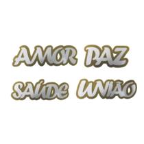 Painel Feliz Ano Novo Paz Amor Saúde União BR DOURADO Vivarte - Inspire sua Festa Loja Painel Feliz Ano Novo Paz Amor Saúde União BR DOURADO Vivarte - Inspire sua Festa Loja