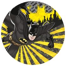 Painel Festa Decoração Redondo Sublimado Batman 1,50X1,50-IMPAKTO VISUAL