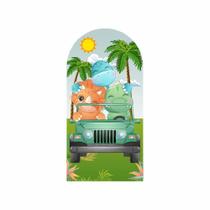 Painel Festa Decorativo Romano Dinossauro Baby 3D 180Cm X