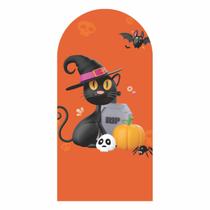 Painel Festa Decorativo Romano Halloween 3D 200X100Cm