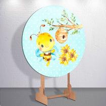 Painel festa infantil Abelhinha Abelha capa redonda tamanhos diversos mini e grande Painel festa infantil Abelhinha Abelha capa redonda tamanhos diversos mini e grande