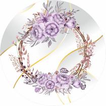 Painel Festa Redondo 1,50m Flores