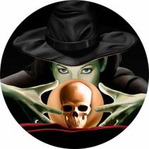 Painel Festa Redondo 3d Bruxa Halloween Estampa Digital 1,50M - Fantasia Bras Painel Festa Redondo 3d Bruxa Halloween Estampa Digital 1,50M - Fantasia Bras