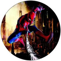 Painel Festa Redondo 3d Homem Aranha Vingadores 1,50M - Fantasia Bras Painel Festa Redondo 3d Homem Aranha Vingadores 1,50M - Fantasia Bras