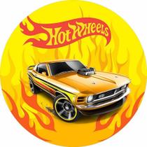 Painel Festa Redondo 3d Hot Wheels Estampa Digital 1,50M - Fantasia Bras