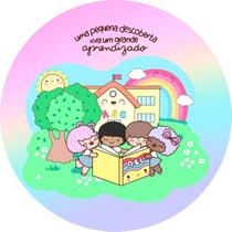 Painel Festa Redondo C/ Elástico 1,50m Abc Volta Às Aulas Painel Festa Redondo C/ Elástico 1,50m Abc Volta Às Aulas