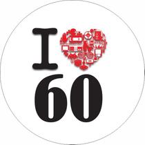 Painel Festa Redondo C/ Elástico 1,50m Anos 70 80 90 Painel Festa Redondo C/ Elástico 1,50m Anos 70 80 90