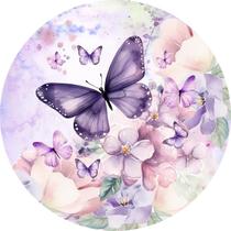 Painel Festa Redondo C/Elástico 1,50m Borboletas (Borboletas BBL060) Painel Festa Redondo C/Elástico 1,50m Borboletas (Borboletas BBL060)