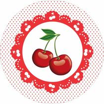 Painel Festa Redondo C/ Elástico 1,50m Cerejinha Cereja Painel Festa Redondo C/ Elástico 1,50m Cerejinha Cereja