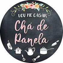Painel Festa Redondo C/ Elástico 1,50m Chá De Cozinha