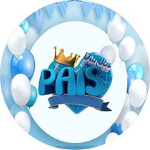 Painel Festa Redondo C/ Elástico 1,50m Dia Dos Pais Painel Festa Redondo C/ Elástico 1,50m Dia Dos Pais