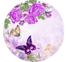 Painel Festa Redondo C/ Elástico 1,50m Flores