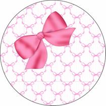 Painel Festa Redondo C/ Elástico 1,50m Laços Painel Festa Redondo C/ Elástico 1,50m Laços