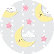 Painel Festa Redondo C/ Elástico 1,50m Lua