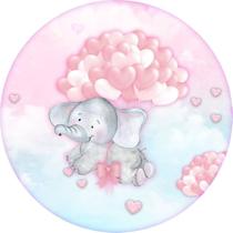 Painel Festa Redondo C/ Elástico 1,50m Tonelada De Amor