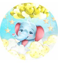 Painel Festa Redondo C/ Elástico 1,50m Tonelada De Amor