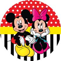 Painel Festa Redondo Casal Mickey 1, 3d Sublimado 1,50 Dia PRCMM-1 Painel Festa Redondo Casal Mickey 1, 3d Sublimado 1,50 Dia PRCMM-1