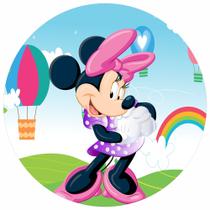 Painel Festa Redondo Minnie Mod.5 3d Sublimado 1,50 Dia Painel Festa Redondo Minnie Mod.5 3d Sublimado 1,50 Dia