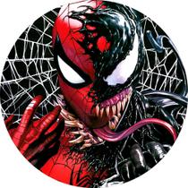 Painel Festa Redondo Venom, Homem Aranha 3d Sub 1,50 Dia -2