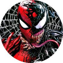 Painel Festa Redondo Venom, Homem Aranha 3d Sub 1,50 Dia Painel Festa Redondo Venom, Homem Aranha 3d Sub 1,50 Dia