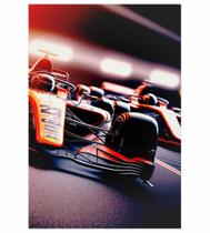 Painel Festa Retangular 3D Formula 1 Casadinho 1,50M X 2,20