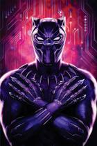 Painel Festa Retangular P Casado 1,5x2,2 Pantera Negra 4