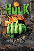Painel Festa Retangular P/ Casado 1,5x2,2m Hulk 4