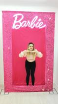Painel Festa Retangular Para Casado 1,5x2,2m Barbie Mod 3