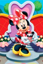 Painel Festa Retangular Para Casado 1,5x2,2m Minnie Mod.2