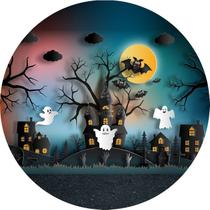 Painel Festa Sublimado C/ Elástico 1,50m Halloween Painel Festa Sublimado C/ Elástico 1,50m Halloween