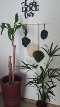 painel folhas verdes